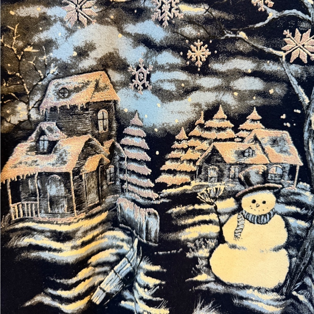 Basic Editions Holiday Snowman Winter Snowflake S… - image 3